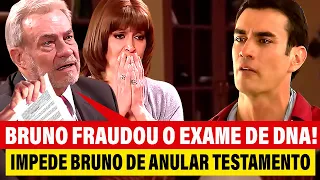 Sortilégio: Hernan descobre que Bruno Falsificou exame de DNA e desmascara ele pra Vitória!