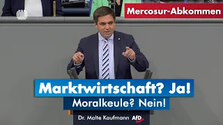 Dr. Malte Kaufmann (AfD): Marktwirtschaft? Ja! - Moralkeule? Nein!