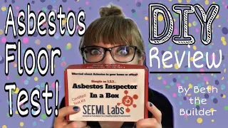 Inspector In A Box Asbestos Test | Old Sheet Flooring Test & Results