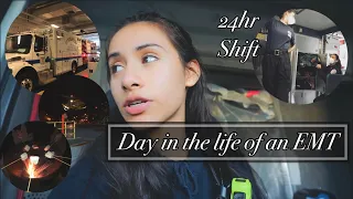DAY IN THE LIFE OF AN EMT| 24 HOUR WEEKEND SHIFT| COVID/PANDEMIC EDITION
