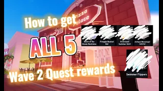 How to do ALL 5 Wave 2 Quests | ROYALE HIGH