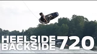 Heelside Backside Off Axis 720 - Wakeboarding