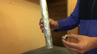 Magnet Trick at Home. Faraday's Law with Magnet and Aluminium Foil. World's 1st Electric Generator