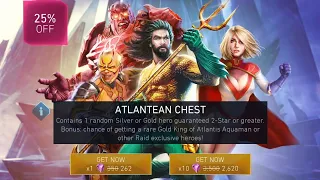 30x Atlantean Chest Opening! - Injustice 2 Mobile