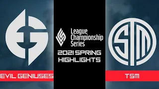 EG vs TSM Highlights | LCS Spring 2021 Playoffs | JIESCA Show