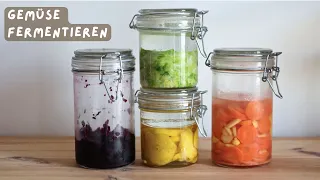 Gemüse fermentieren für Anfänger | alle Basics, Anleitung und Tipps | Fermentation Grundlagen