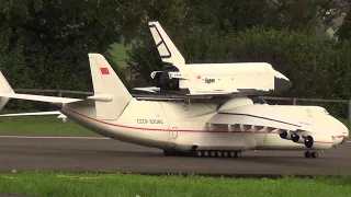 Decoupling RC Buran on the top of the RC Antonov AN225 Mriya Hausen