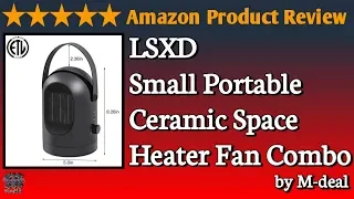 Product Review with Discount Codes for the LSXD Small Black Ceramic Space Heater Fan Combo