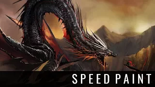 [Speed Painting] Dragon concept art