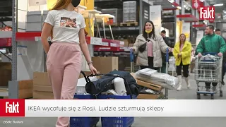 Rosjanie w panice szturmowali sklep meblowy IKEA. Szokujące nagranie | FAKT.PL