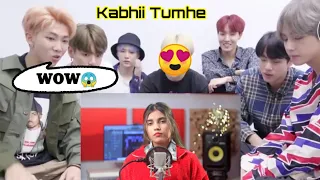 BTS REACTION TO Kabhii Tumhhe | cover by Aish | shershaah | Sidharth-Kiara @viralvideoreaction7721