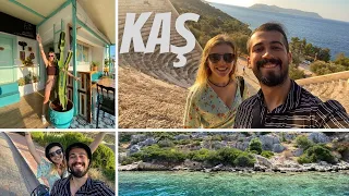 Antalya Kaş gezilecek yerler vlog | Kaputaş Plajı - Kuytu Terrace - Antik Kent