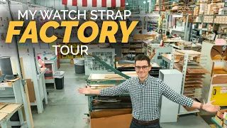 Touring Our Watch Strap Factory - How Watch Straps Are Made