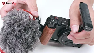 How to Assemble SmallRig Cage with Wooden Handgrip for Sony ZV1 Camera?