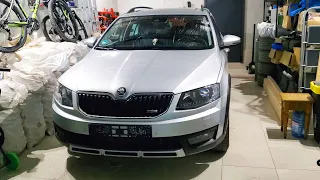 Какой реальный клиренс у Skoda Octavia Scout? Переобуваюсь с лета на зиму!