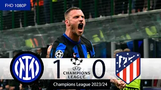 Inter Milan vs Atletico Madrid 1-0 | Round of 16 First Leg - UEFA UCL 2023-24 - All Goals Highlights