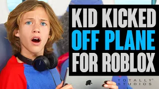 Karen has Kid THROWN OFF Plane for ROBLOX. Must See Ending.