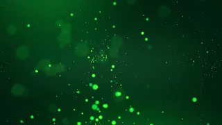 Green Dust Gradient Background video - Footage - Screensaver - 1HR