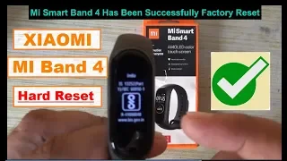 How to Factory reset Mi Smart Band 4 | hard reset mi band 4 # Just 10 Sec