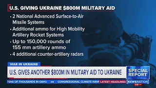 US to send over $800M military aid to Ukraine | NewsNation Special Report