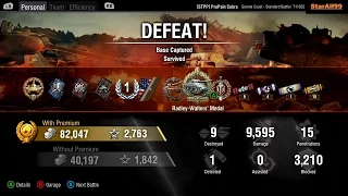 Wot Xbox One/PS4 T110E3 9.6k Dmg 9 Kills Radley Walter Medal !!!