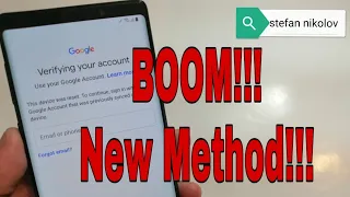 Boom!!! Samsung Galaxy Note 9 SM-N960F. Remove google account, Bypass FRP.