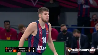 Bitci Baskonia Vitoria-Gasteiz-FC Barcelona 94-75: Rokas Giedraitis (20 points)