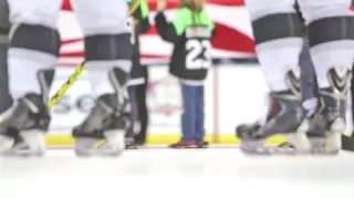 Ontario Reign On-Ice Flag Experience