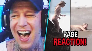 ANSAGE!🤣 Monte REAGIERT auf schlechte TRY NOT TO LAUGH CHALLENGE! MontanaBlack Reaktion