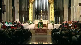 Pope Francis at New York City's St. Patrick Cathedral