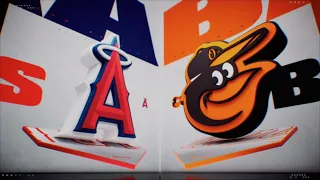 MLB The Show 24 gameplay Los Angeles Angels vs Baltimore Orioles Opening Day Burns first start!