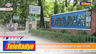 NKTI nag-abiso sa publiko na puno na ang kanilang emergency at ward rooms | Sakto (24 Nov 2022)