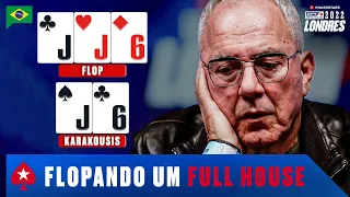 FULL HOUSE no EPT Londres 2022 ♠️ PokerStars Brasil