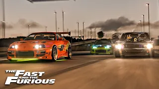 Fast And Furious | Brian's Toyota Supra, Eclipse & Dom's Charger