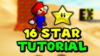 Super Mario 64 16 Star - Speedrunning Guide For Beginners