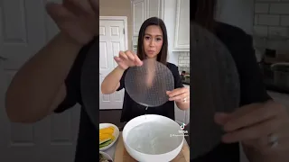Did you know you’re supposed to dunk Rice Paper in Cold Water | MyHealthyDish