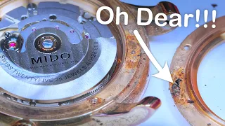 I was shocked when I opened this watch and found rust - repairing a FB Marketplace Purchase