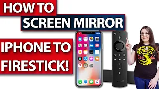 HOW TO SCREEN MIRROR IPHONE TO FIRESTICK!