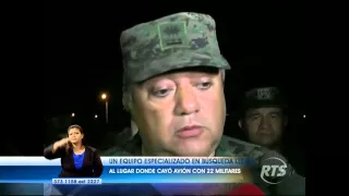 22 militares mueren en accidente aéreo en Pastaza