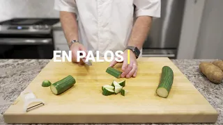 Técnicas de uso de cuchillos para principiantes con el chef Austin Waiter