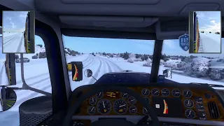 Peterbilt 389 Ultra Cab Sleeper- American Truck Simulator | Logitech G29 Gameplay