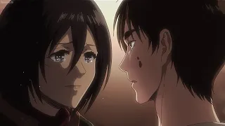 Mikasa feelings/protection/caring moments for eren