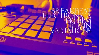 Free Drum Loops - Breakbeat Electronic 130 BPM 10 min Variations - Download