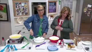 Whisk breaks during demo with Mary DeAngelis QVC subbing for David Venable