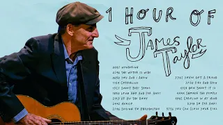 1 HOUR Calm Relaxing Rainy Drive James Taylor | Classical Guitar For Studying or Sleeping