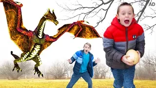 Secret Dragon's Gold Treasure in the Hidden World In Real Life!