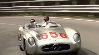 Mercedes-Benz 300 SLR at Mille Miglia 2015 - Footage