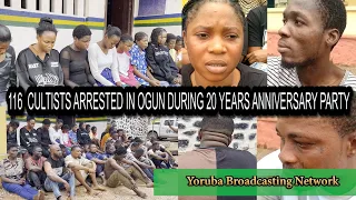 CONFESSION!!OGUN POLICE PARADES 116 SUSPECTED CULTISTS DURING 20 YEARS ANNIVERSARY