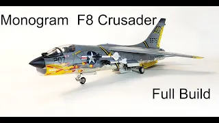 Mal's Projects : Monogram F8 Crusader full build