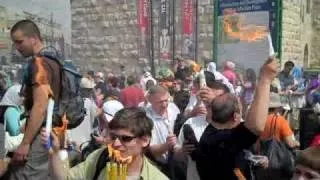 Holy Fire Ritual in Jerusalem